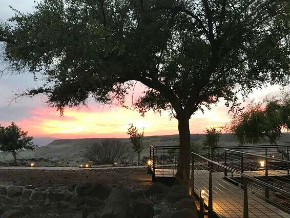 שקיעה במעין קשתות // צילום: סמדר סלטון