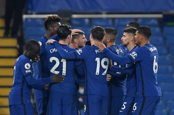 שחקני צ'לסי חוגגים, הערב בלונדון // צילום: אי.פי.אי