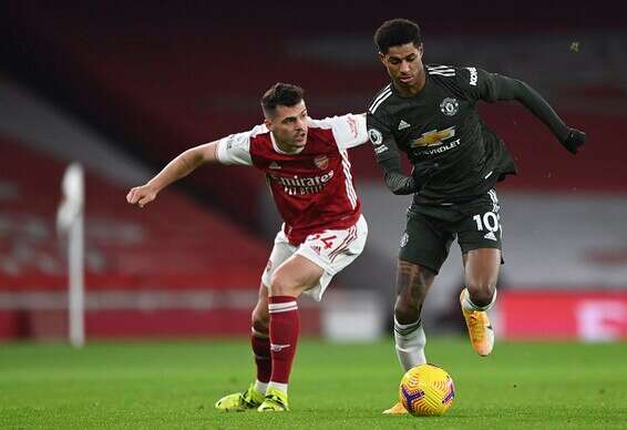 ראשפורד במשחק מול ארסנל בשבת // צילום: אי.פי