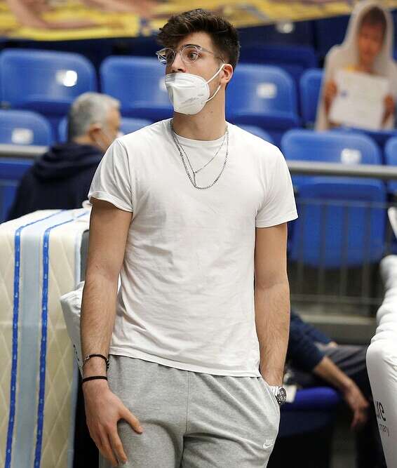 אבדיה הערב בהיכל. במכבי מתגעגעים // צילום: אלן שיבר