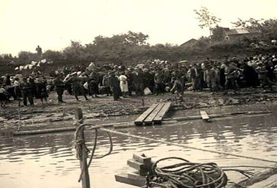 גופות היו מושלכות מכל עבר. יהודים על שפת נהר הדנייסטר