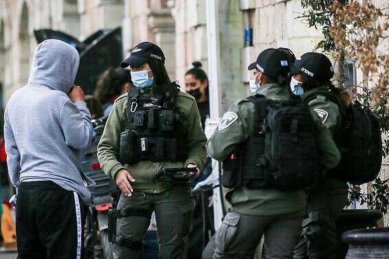 אכיפת הסגר השלישי // צילום: אורן בן חקון