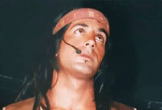 בשנות ה־90, בדרן באילת // צילום מהאלבום הפרטי