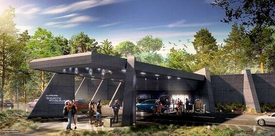 מלון או חללית? הכניסה לבית המלון של "מלחמת הכוכבים" // אילוסטרציה: דיסני