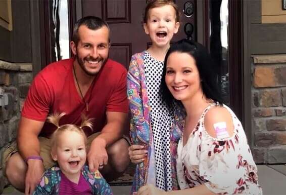 כריס ווטס ומשפחתו, שאותה רצח // מתוך הדוקו "רצח אמריקאי"