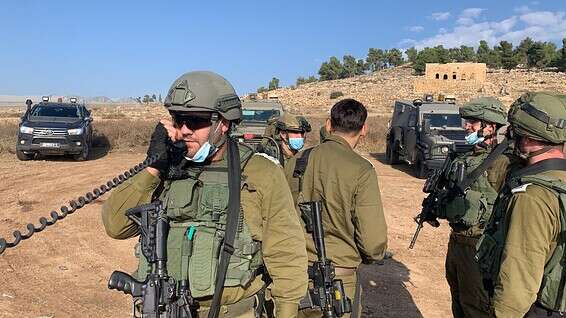 כוחות הביטחון בזירה // צילום: דובר צה"ל