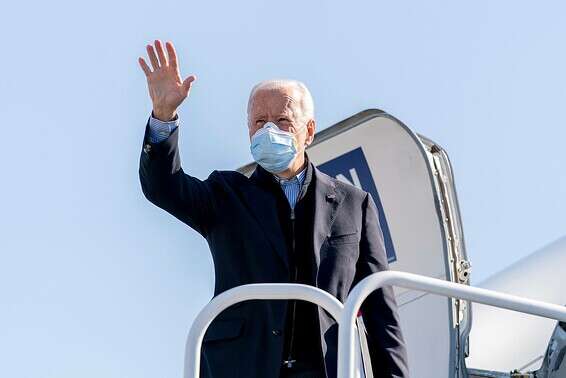 נאלץ לבטל כמעט את כל האירועים הפומביים שלו. ג'ו ביידן // צילום: איי.פי