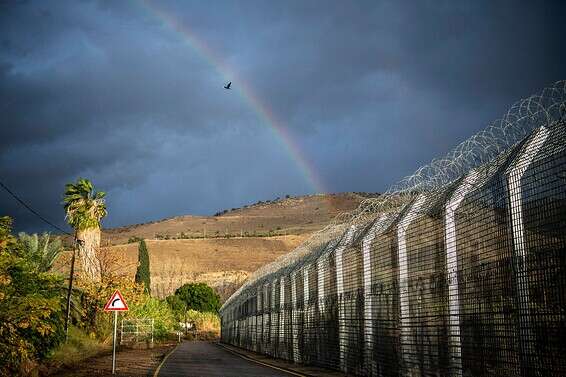 גדר הגבול עם ירדן בצפון // צילום: גיל אליהו - ג'יני