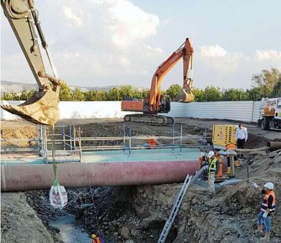 צינור הגז מישראל לירדן // צילום: דוברות נתיבי ישראל