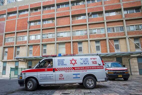 מחלקת מיון בביה"ח הדסה עין כרם // צילום: אורן בן חקון 