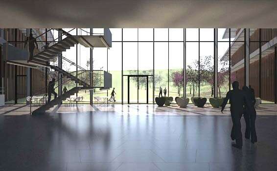 הדמיית הלובי בבית שולמית. השקעה משתלמת // הדמיה: רון ארד אדריכלים