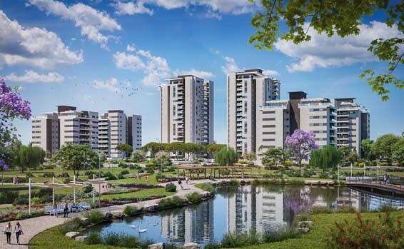 פרויקט The Valley West בנהריה של גשם החזקות. השיווק מתחיל בחודש הקרוב // הדמיה: סטודיו לומו