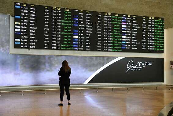 פייר? התגעגענו. נמל התעופה הלאומי שומם בתקופת הקורונה // צילום: יוסי זליגר 