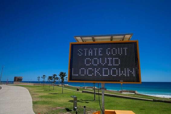 סגר בעיר פרת' שבאוסטרליה // צילום: GettyImages