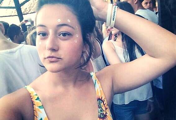 במסיבה ביוון, בטיול שבו נאנסה, 2014. "לא הייתי עם כזה ביטחון עצמי"