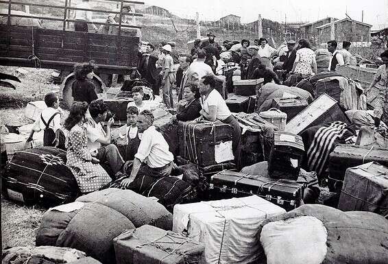 עולים חדשים במחנה המעבר "שער העלייה" // צילום: פריץ כהן, לע"מ