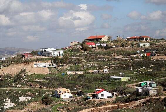 מאחז חוות גלעד // צילום: גדעון מרקוביץ'