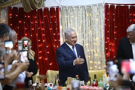 נתניהו בביקור במימונה באור עקיבא בשנת 2018