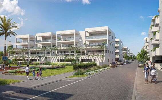 בניינים עם הפניה לשטח פתוח  // הדמיה : סטודיו לומו 