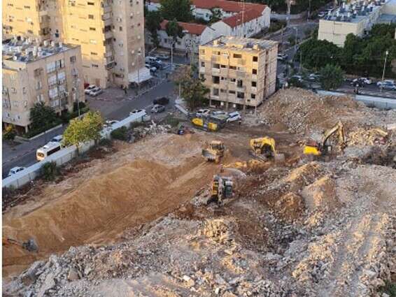 המתחם לאחר ההריסה // צילום: יח"צ