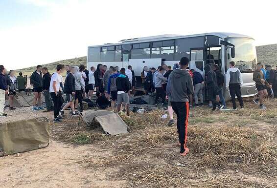 זירת התאונה // צילום: מוישי שינברגר, זק"א
