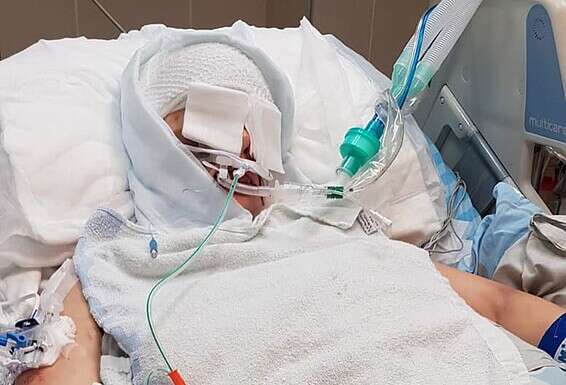 איסקוב בבית החולים, בסוף ספטמבר 2020