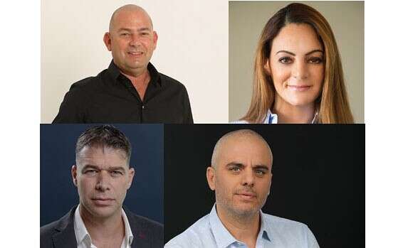 אודי בלום, שרון פרשקובסקי, רן מלאך וטלי שרון // צילום: סיון פרג', גבע טלמור, דוד סקורי ונועם אקהאוס