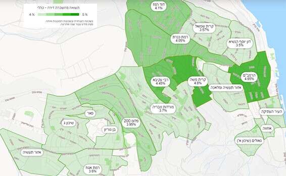 תשואה מהשכרת דירות בשכונות העיר // צילום: יד2