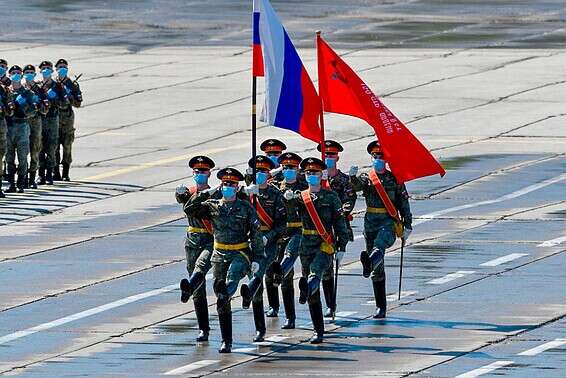 ציון "יום רוסיה" במוסקבה // צילום: רויטרס