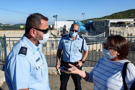 היערכות המשטרה לל"ג בעומר // צילום: אייל מרגולין, ג'יני 