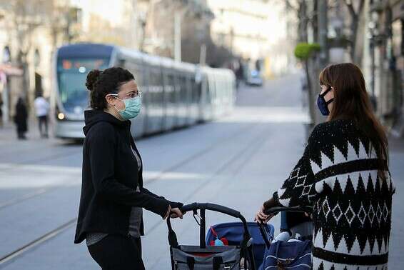 ירושלים בצל הקורונה // צילום: אורן בן חקון