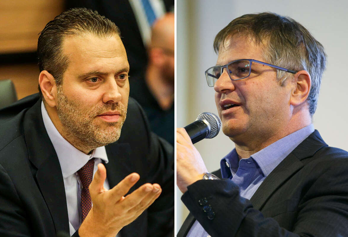 קרב פנימי. יואב קיש ומיקי זוהר // צילום: אורן בן חקון, לירון מולדובן ,