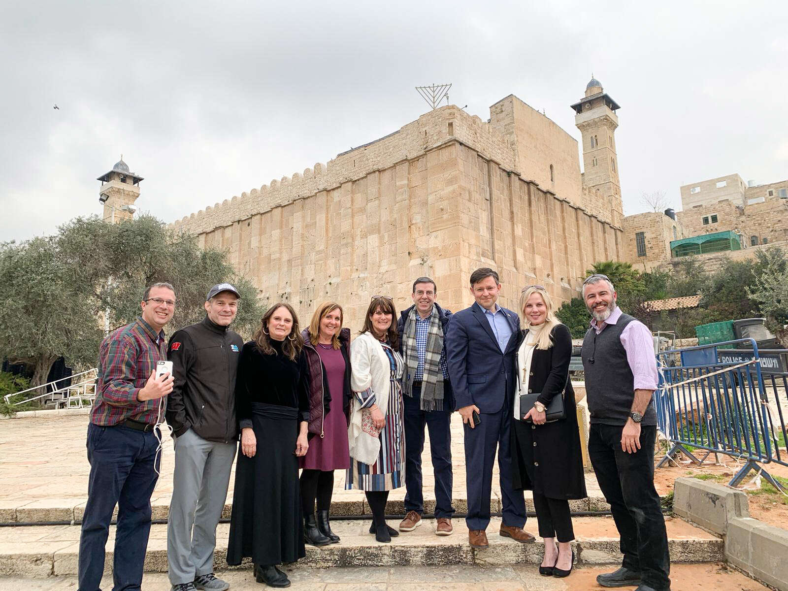 חברי הקונגרס בסיור // צילום: יונתן פאליי ,