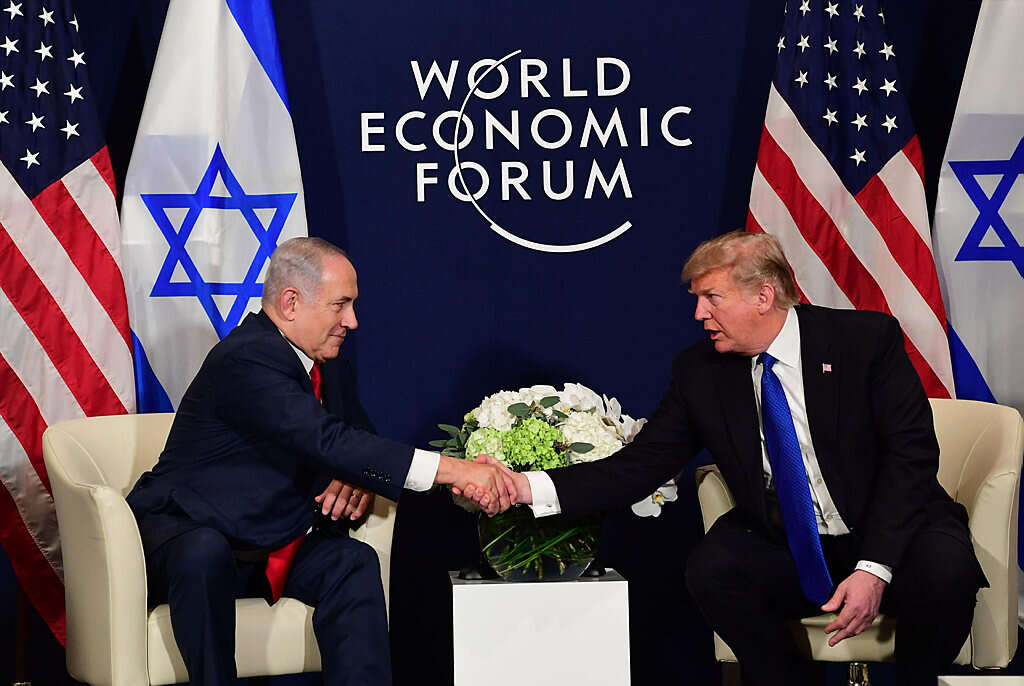 נשיא ארצות הברית, דונלד טראמפ, וראש הממשלה נתניהו // צילום: עמוס בן גרשום לע"ם // נשיא ארצות הברית, דונלד טראמפ, וראש הממשלה נתניהו // צילום: עמוס בן גרשום לע"ם ,