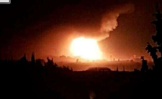 תקיפה בסוריה // צילום ארכיון