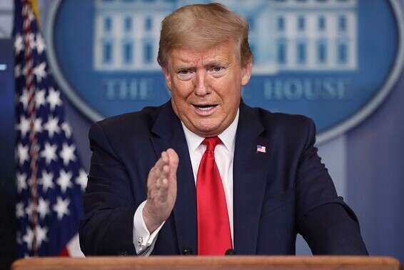 טראמפ מתנדנד בין פתיחת המשק לזהירות יתרה // צילום: אי. פי. איי