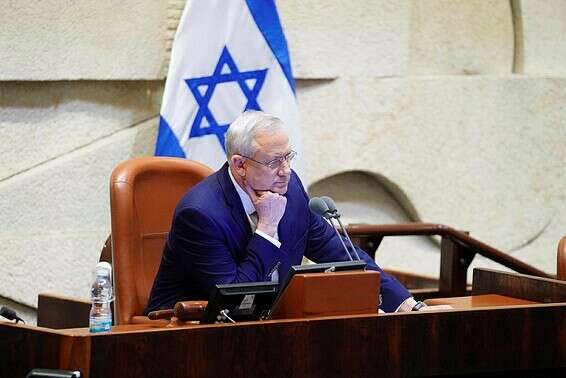  יו"ר כחול לבן, בני גנץ // צילום ארכיון: דוברות הכנסת - עדינה ולמן