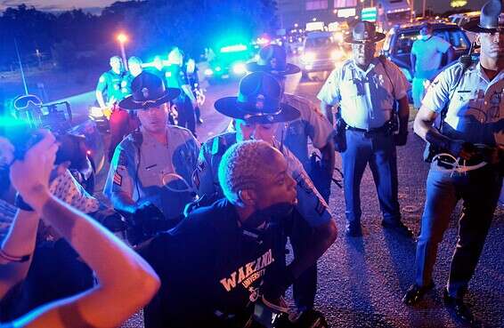 הפגנות בעקבות מותו של ברוקס // צילום: איי. פי