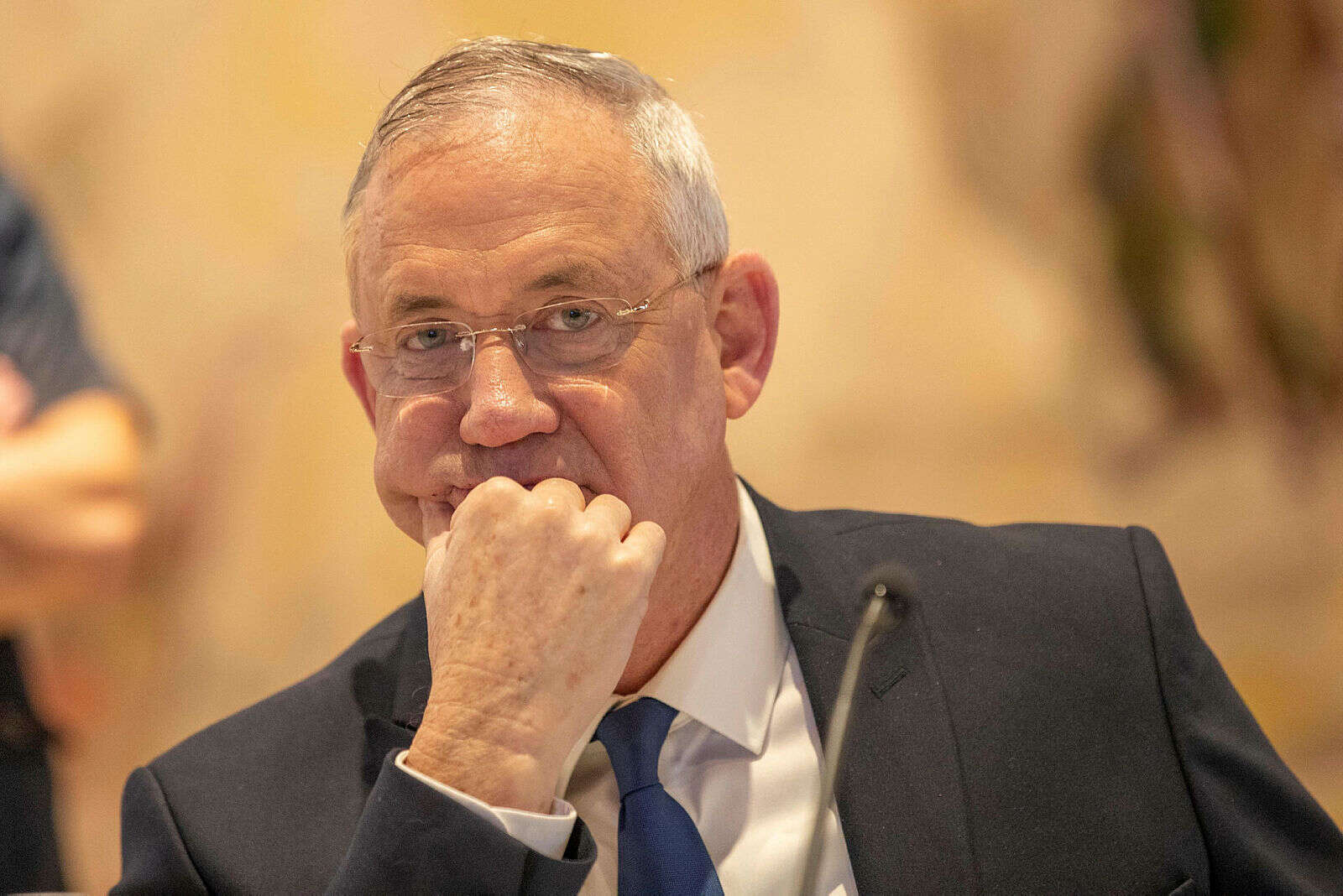 צילום: אוהד צויגנברג // שר הבטחון גנץ: "אקדם את תכנית השלום של טראמפ ככל יכולתי" ,