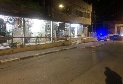 זירת האירוע בבאקה אל גרבייה // צילום: דוברות המשטרה