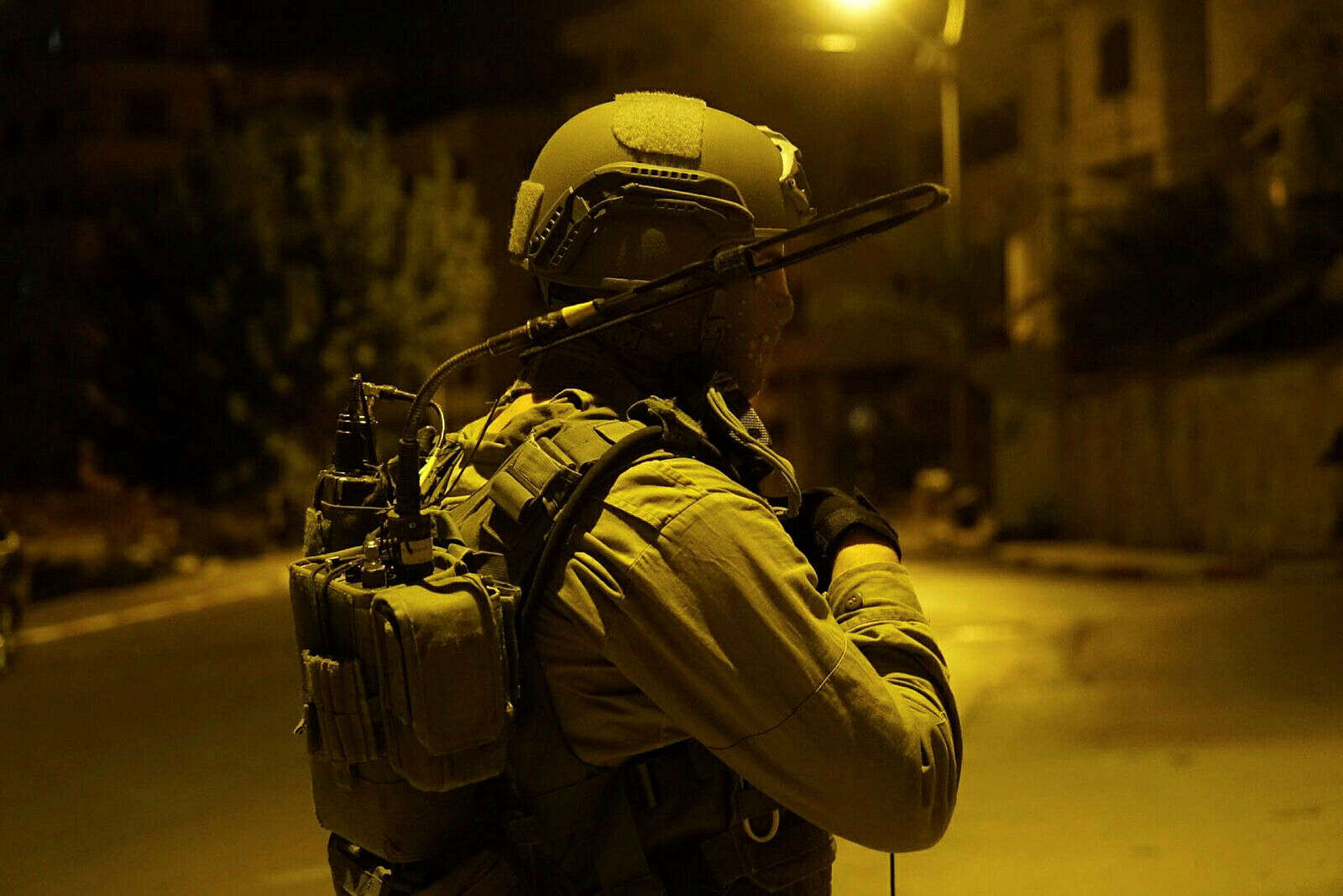 צילום: דובר צה"ל/ארכיון // הלוחמים זיהו פגיעה באחד המחבלים ,