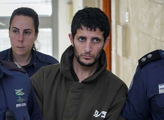 עראפת ארפאעיה, הנאשם באונס ורצח אורי אנסבכר // צילום: אורן בן חקון