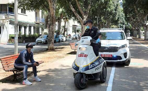צילום: גדעון מרקוביץ' // אכיפה בתל אביב ,