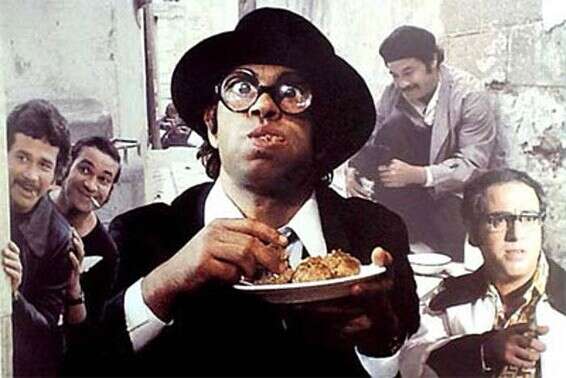 הדמויות שגילם רווח לא היו מתוחכמות או אליטיסטיות, אבל ממרחק הזמן אפשר לראות שהן נשאו עימן ביקורת כלפי ההגמוניה האשכנזית // צילום: פוסטר "חגיגה בסנוקר"