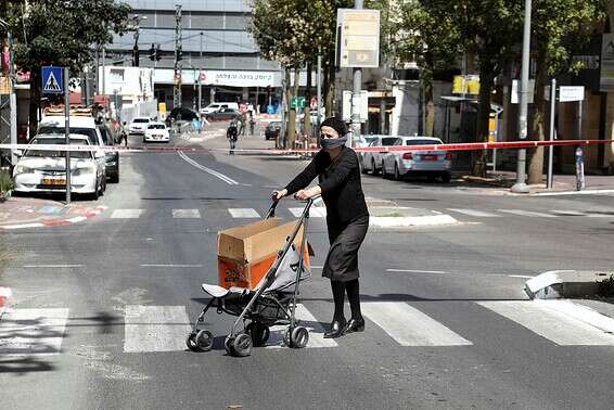 בני ברק בצל הקורונה // צילום: גדעון מרקוביץ'
