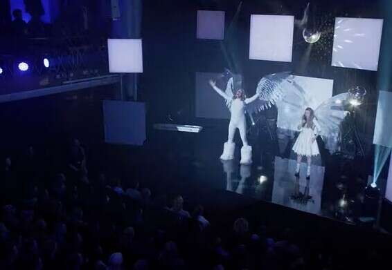 "הסרט חוגג את העליצות של התחרות". מקאדמס ופרל // צילום: מתוך הטריילר