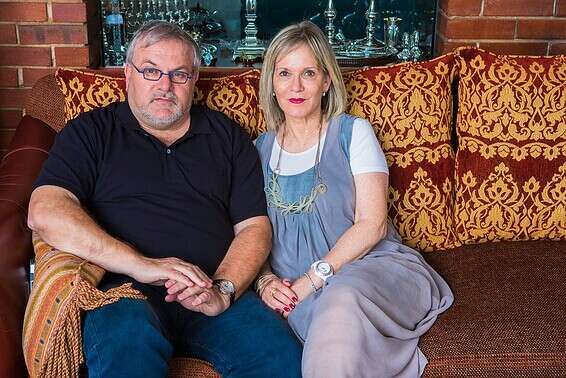 עם אשתו, תחיה // צילום: יהושע יוסף