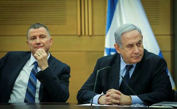 נתניהו ואדלשטיין // צילום: אורן בן חקון