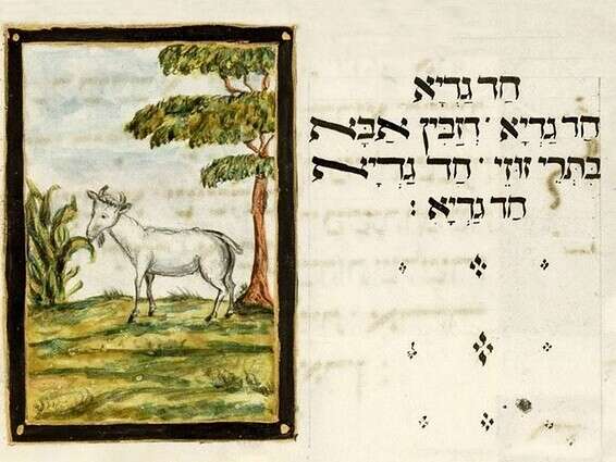 שייך לאוסף ברגינסקי, שויץ 1796 // מתוך הגדה של פסח, אמסטרדם