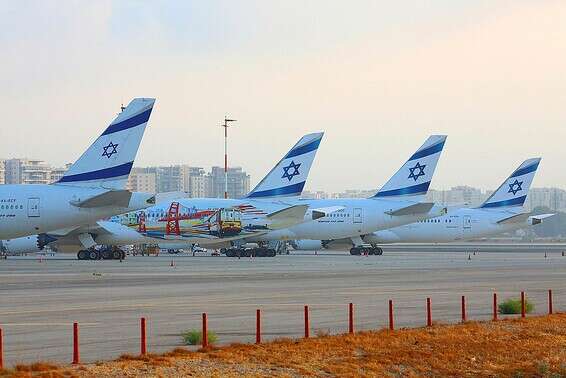 יחזרו לשמיים בקרוב? מטוסי אל על בנתב"ג // צילום: קוקו